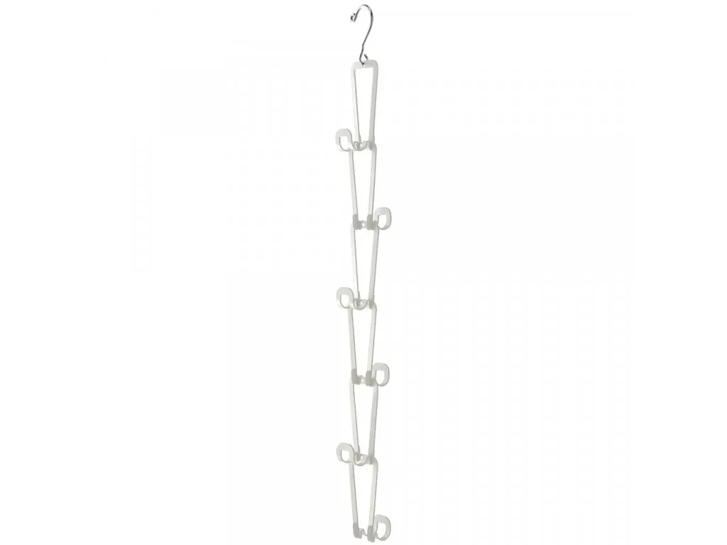 Vešiak na kabelky Yamazaki joint 6510 S, KOV, V.77 CM, biely