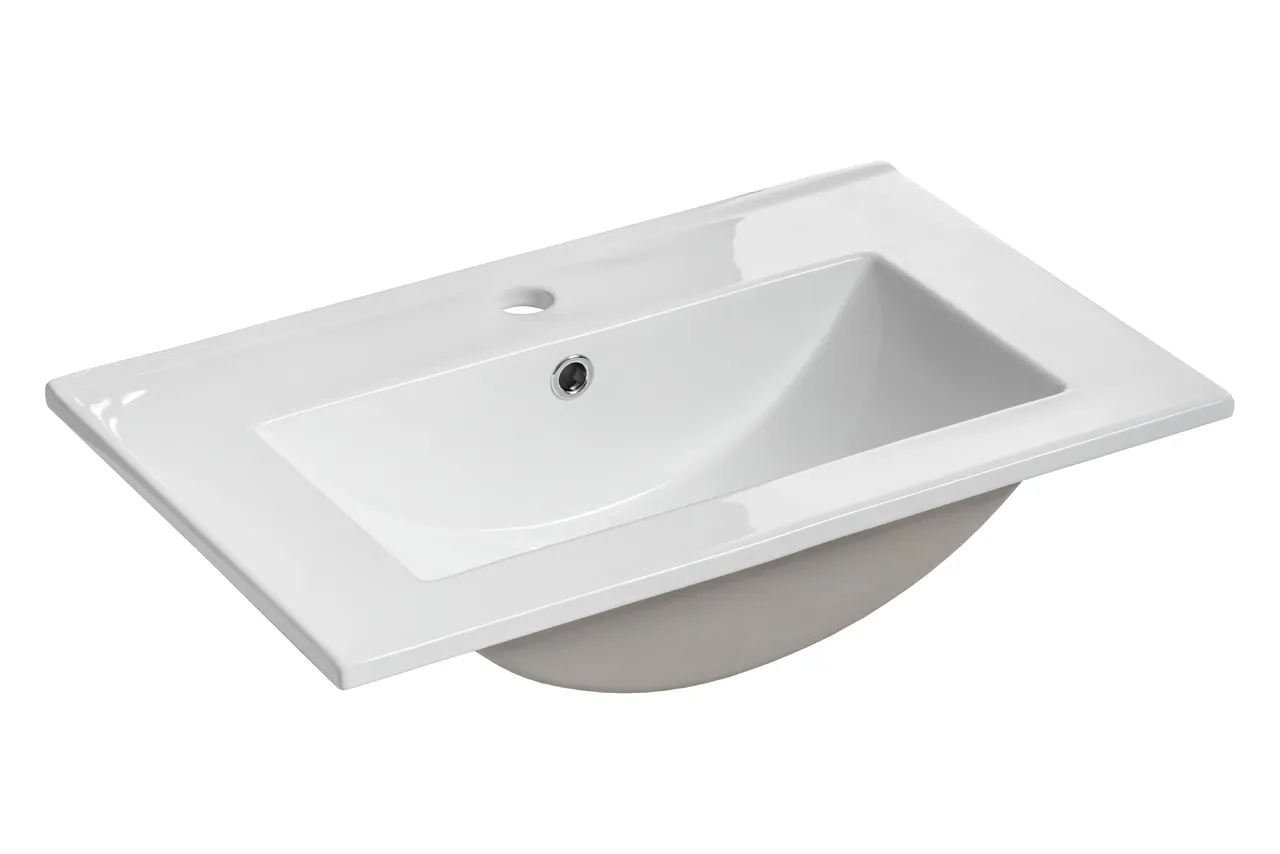 ArtCom Keramické umývadlo CFP DANCE 50 | UM-2050RB (8009) | biely lesk 50 cm