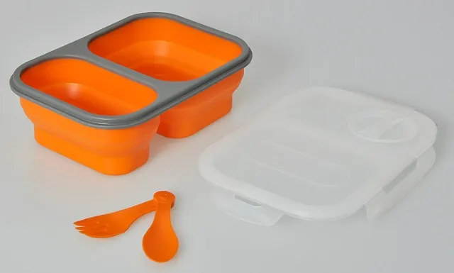 Box na jedlo Silikon tm-10, oranžový